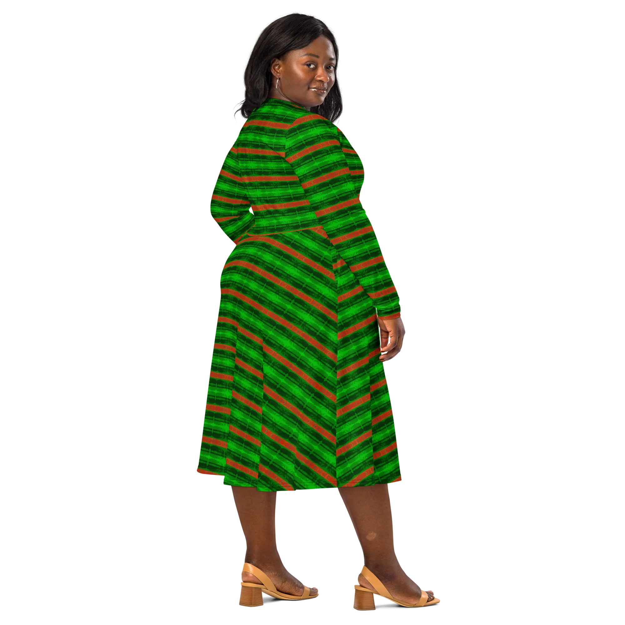 Long Sleeve Midi Dress (Her/Muliebris)(Rind#3 Rind Link) RJSTH@Fabric#3 RJTHS2022 RJS