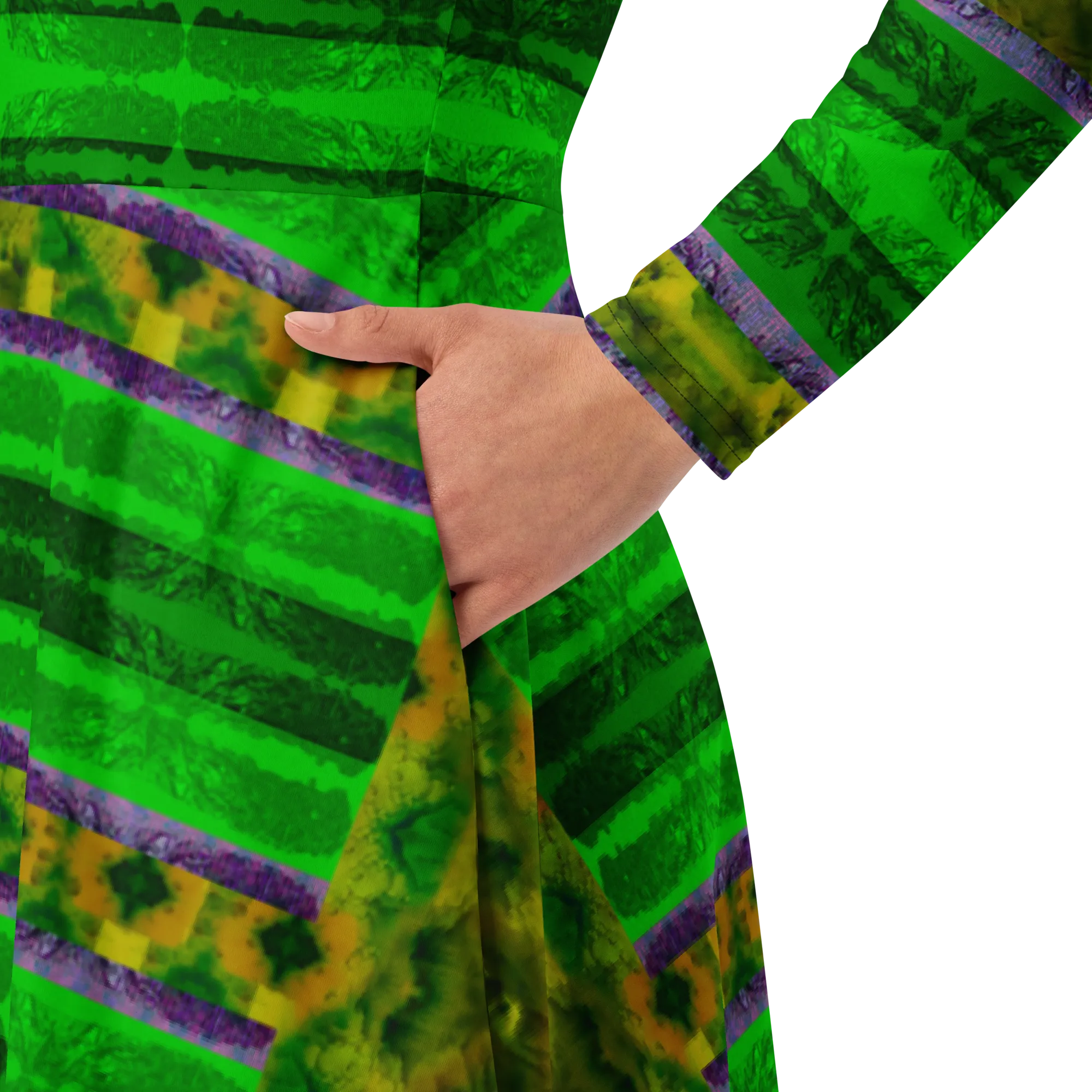 Long Sleeve Midi Dress (Her/Muliebris)(Rind#5 Rind Link) RJSTH@Fabric#5 RJSTHS2022 RJS