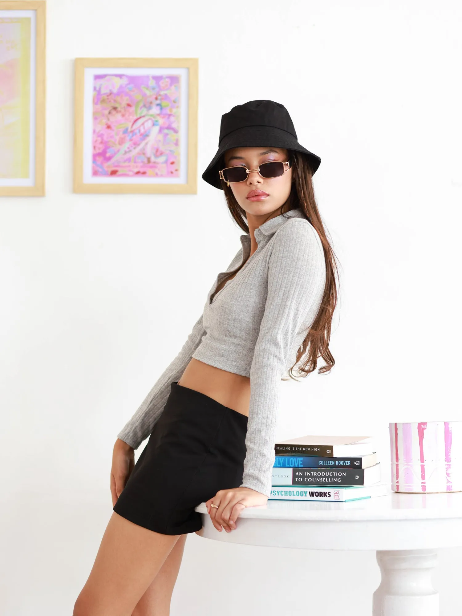 Long  Sleeve Rib T-shirt