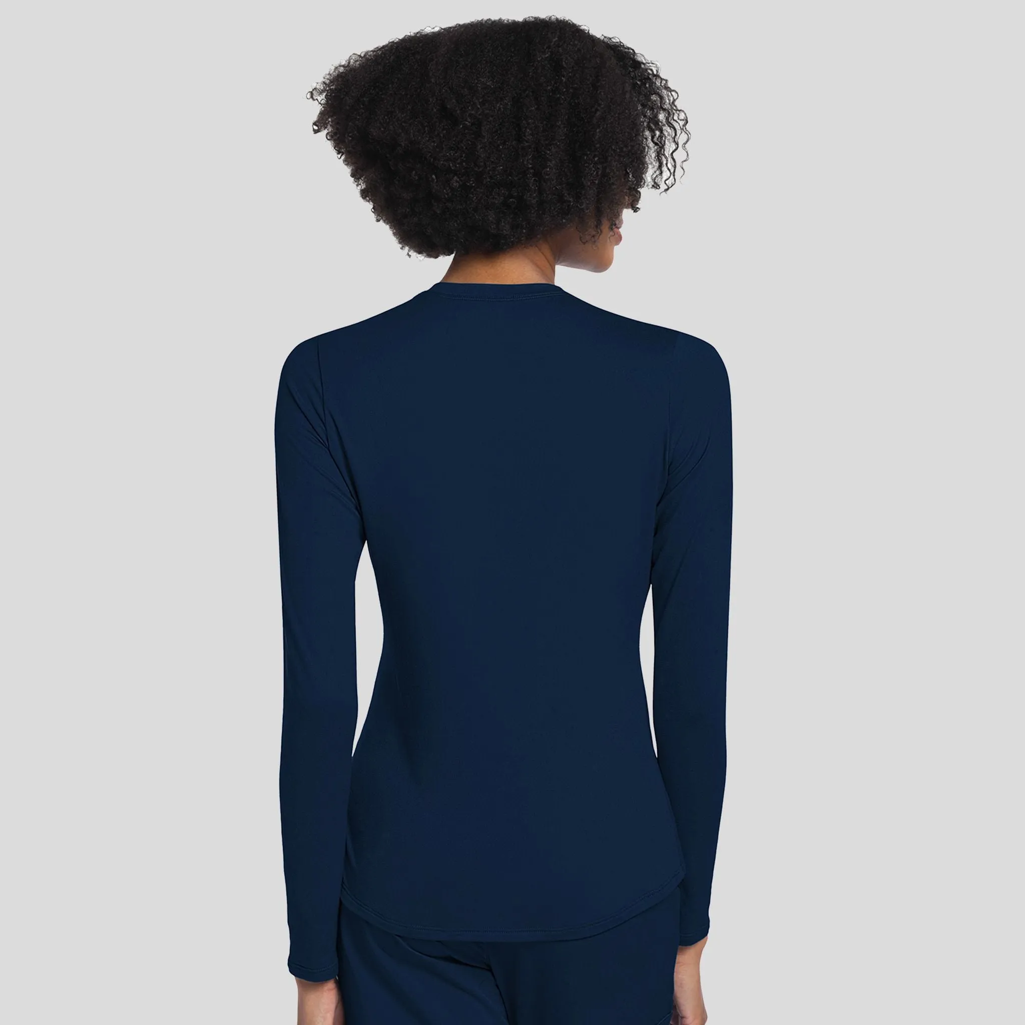 Long Sleeve Underscrub Knit Tee | Navy