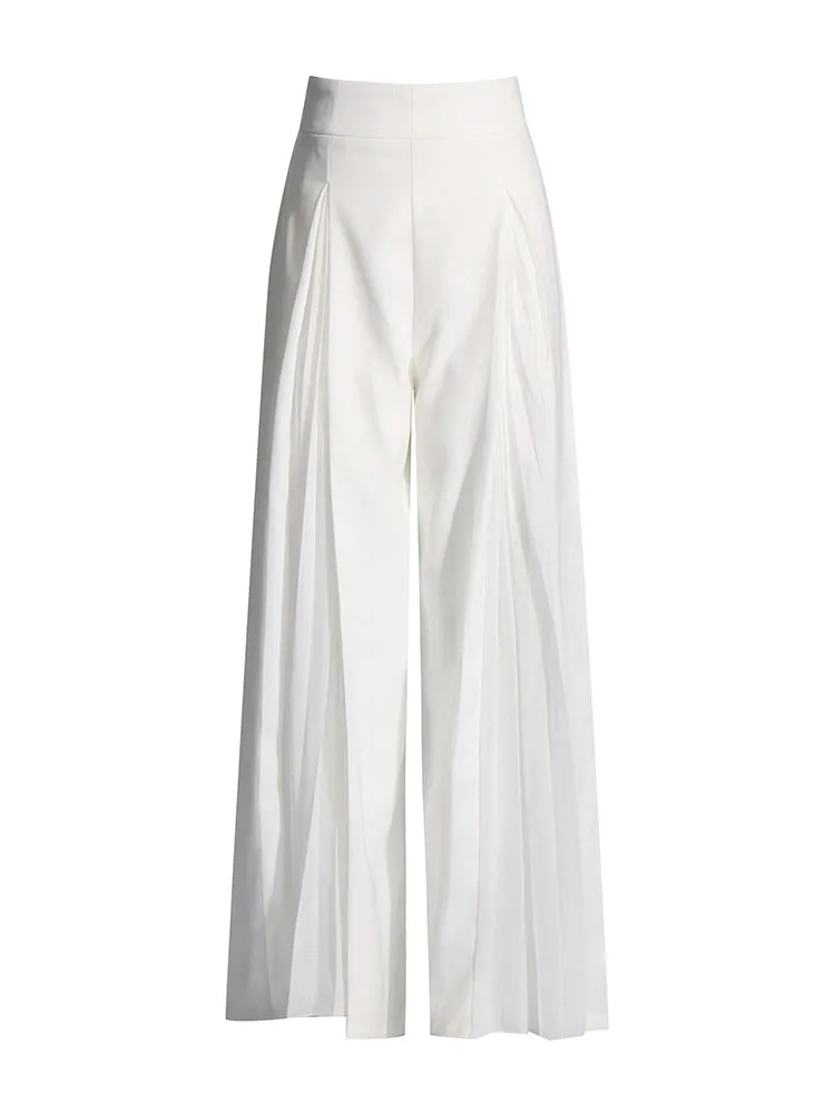 Long Sleeve White Two Piece Set