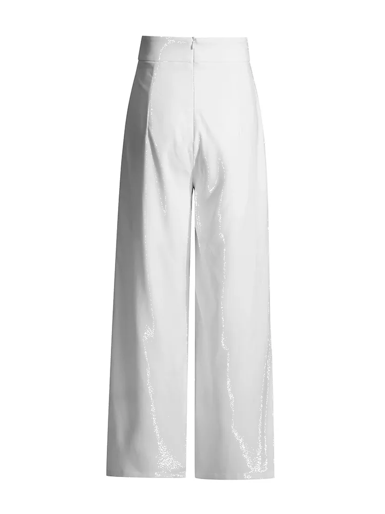 Long Sleeve White Two Piece Set