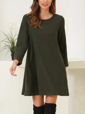 Long Sleeve Wool Blend Tunic Top