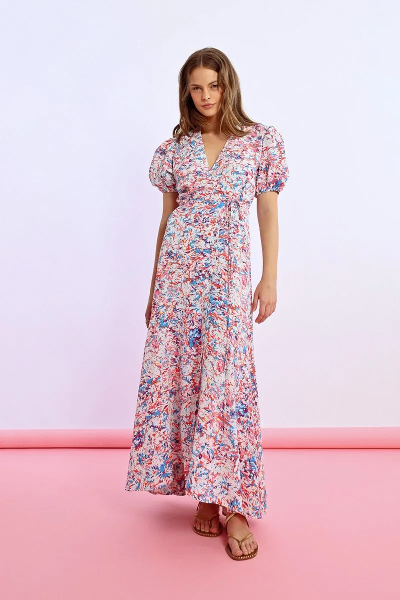 LONG WRAP DRESS