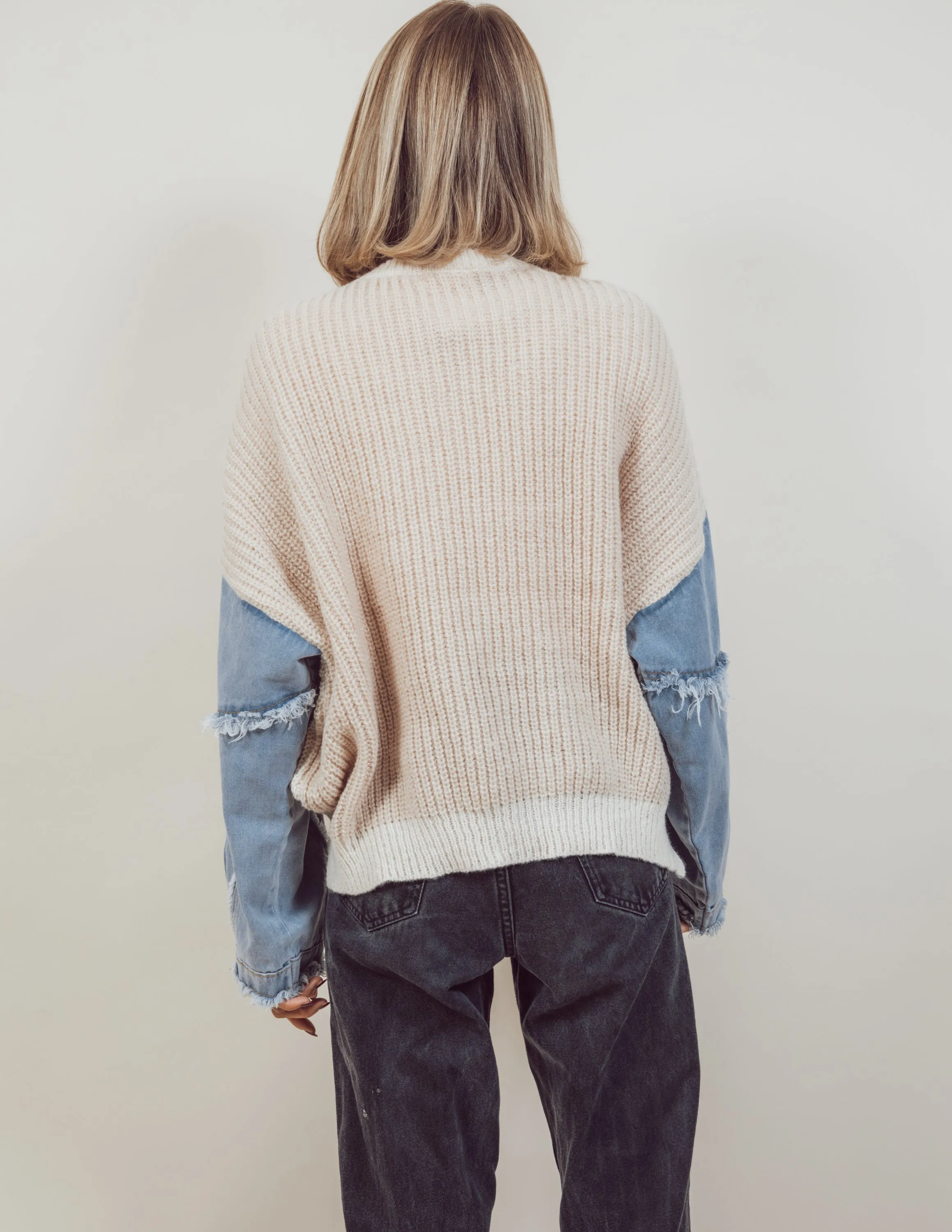 Lyra Denim Sweater
