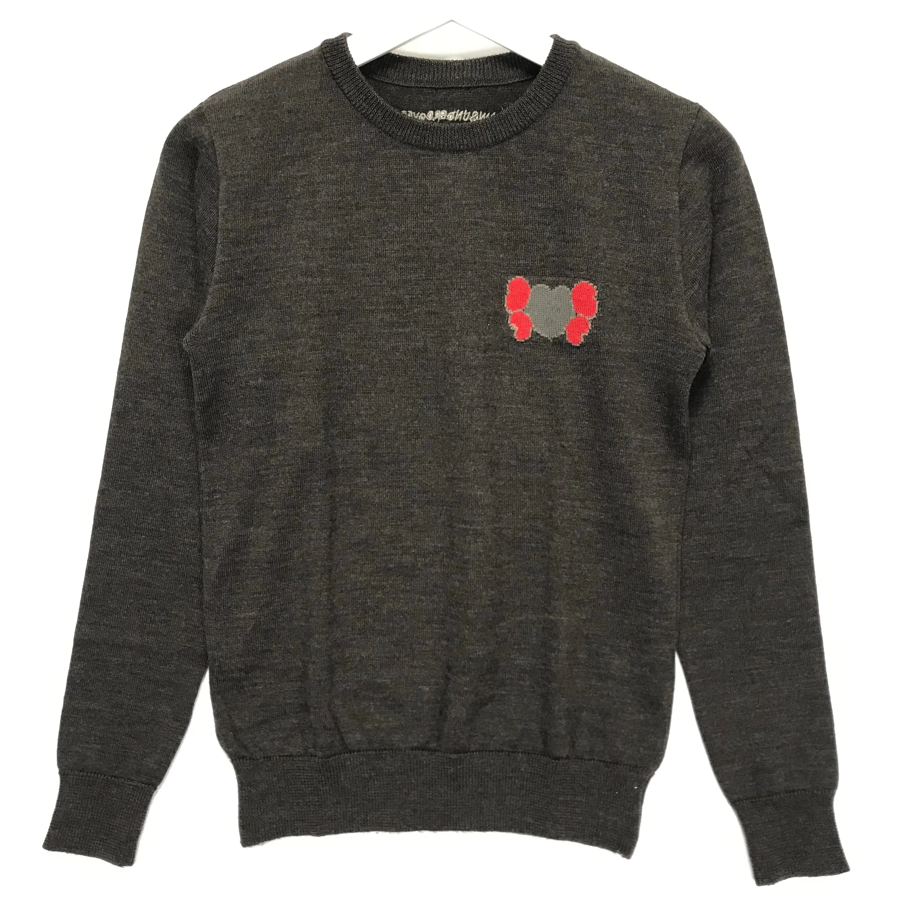 [M] Women's! Undercover x Kaws x WTAPS Heart Bones Kint Sweater
