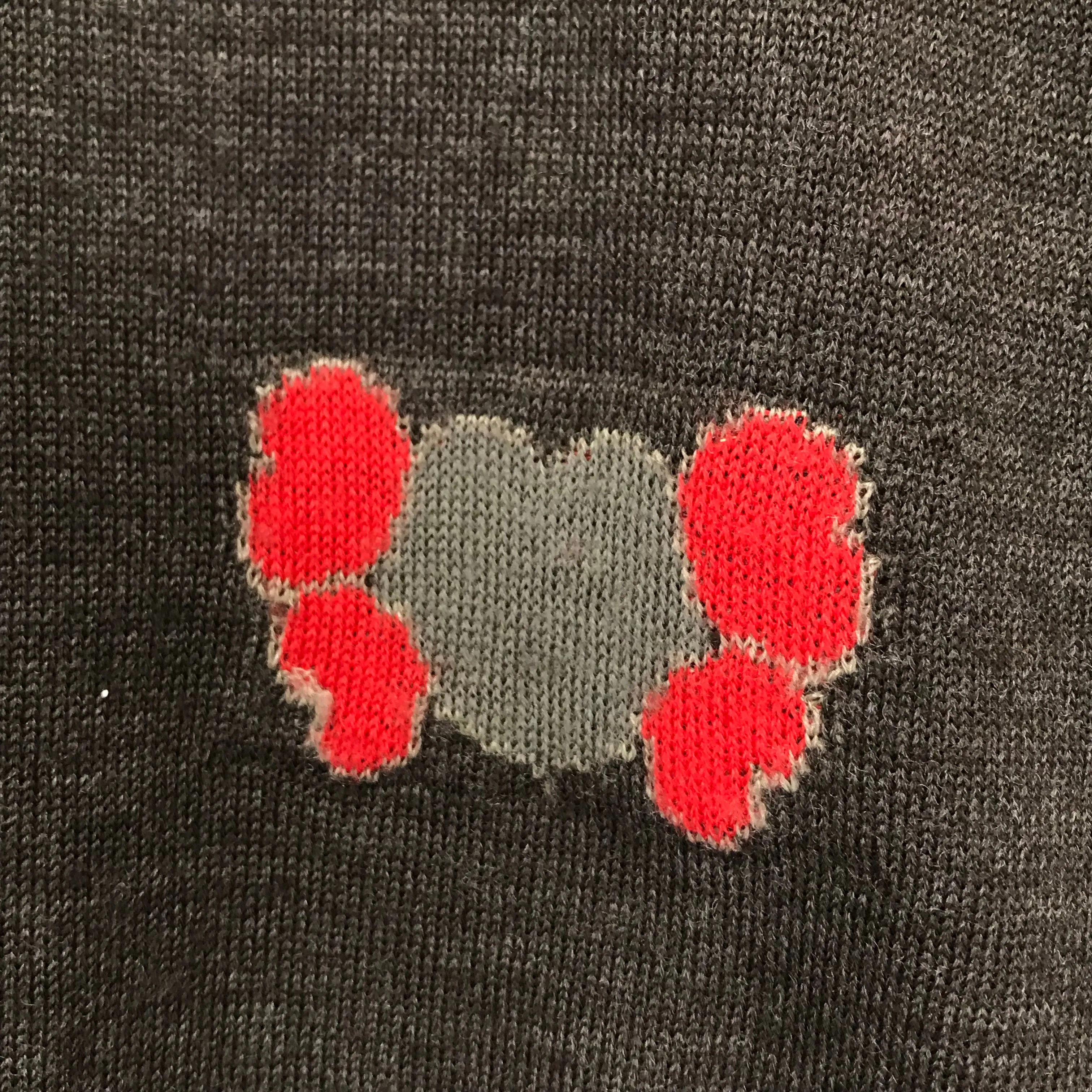 [M] Women's! Undercover x Kaws x WTAPS Heart Bones Kint Sweater