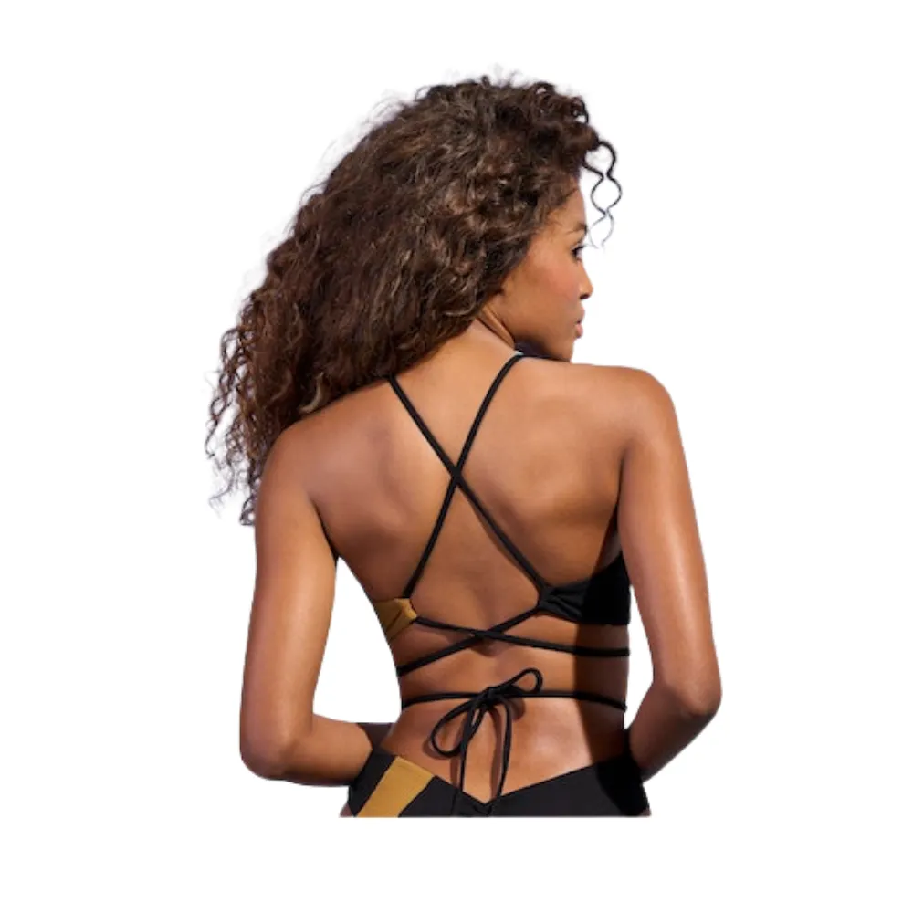 Maaji Women's Midnight Black Babydoll Top