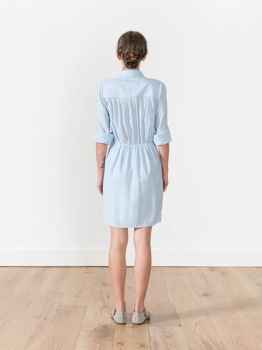 madsen shirtdress - skylar blue