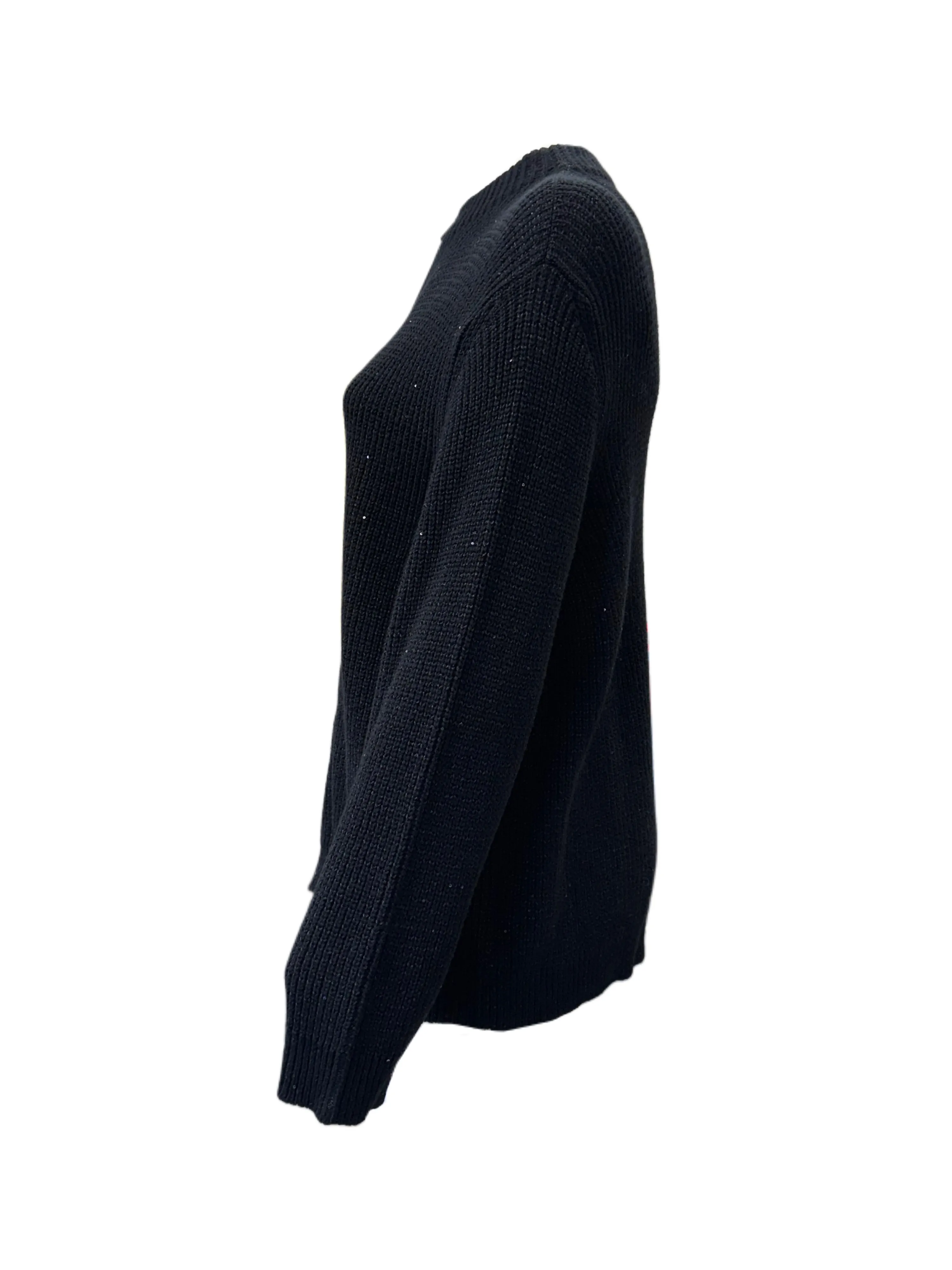Marina Rinaldi Women's Black Malaga Zipper Closure Cardigan NWT