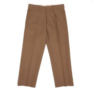 Marni Brown Straight Leg Pants Size 50