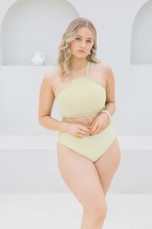 Matcha High Neck Top