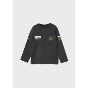 Mayoral Long Sleeve Every Mountain Top Tee - Carbon