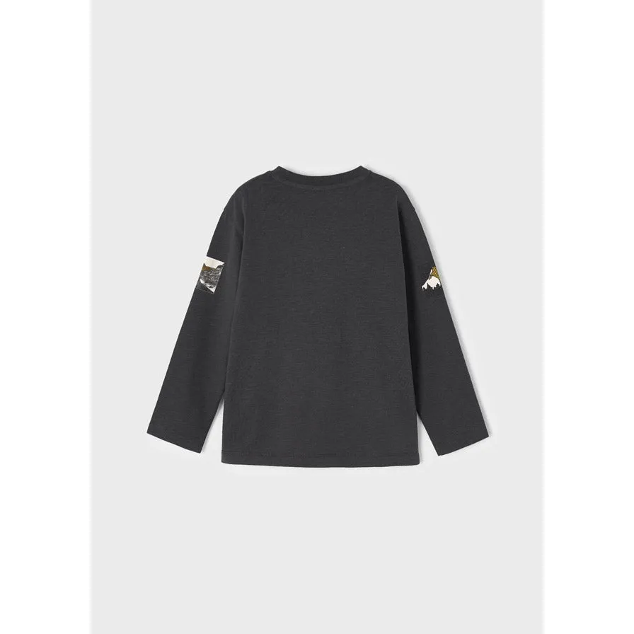 Mayoral Long Sleeve Every Mountain Top Tee - Carbon