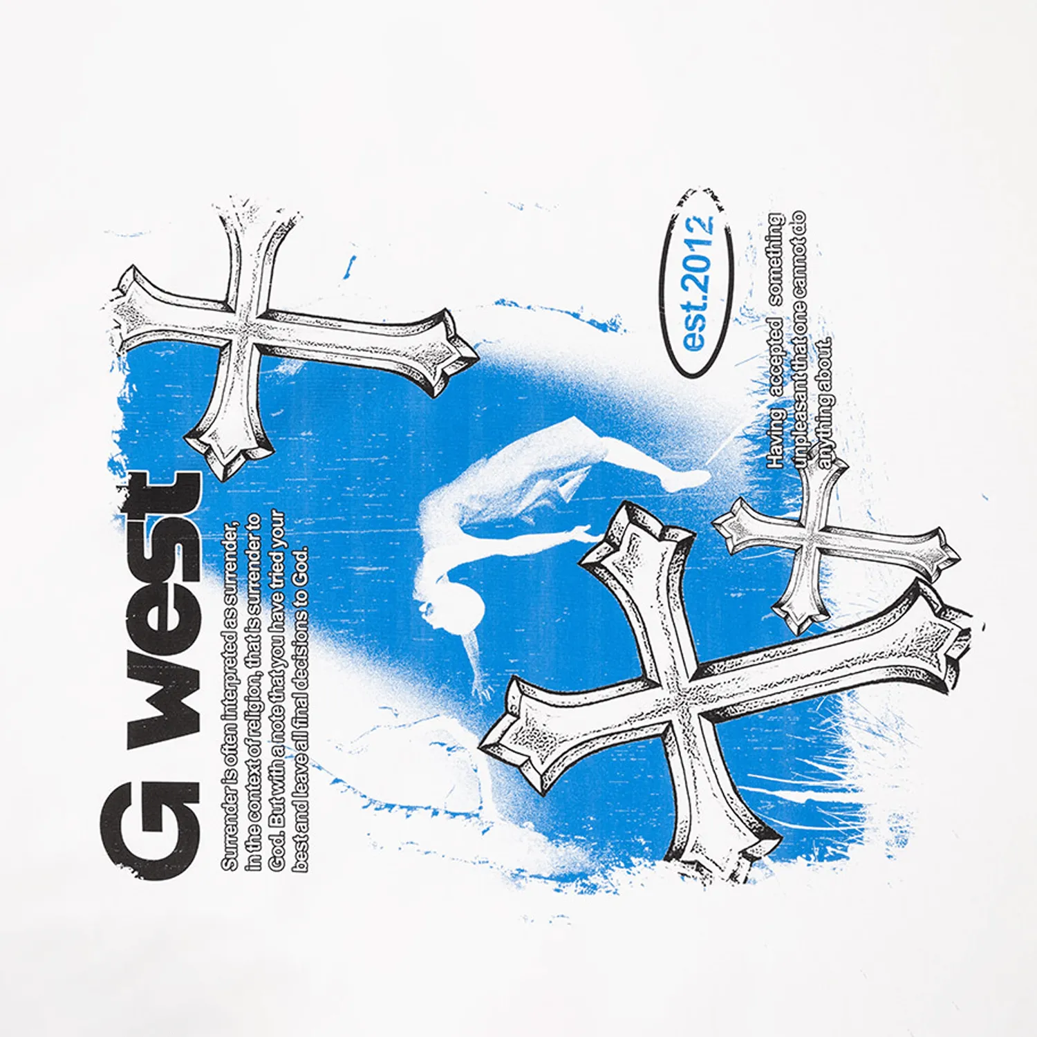 Men's Ascending Soul Cross Crew Neck T Shirt