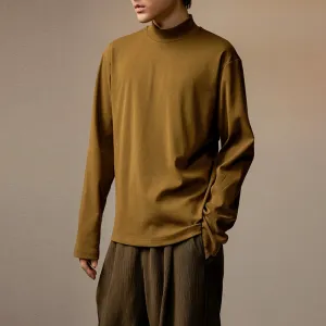 Men's High-Neck Long-Sleeve Shirt