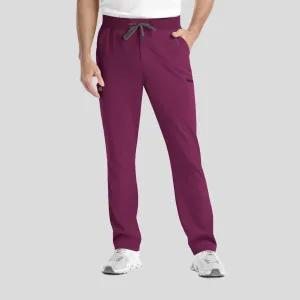 Men's Tapered Leg Pant | Wine