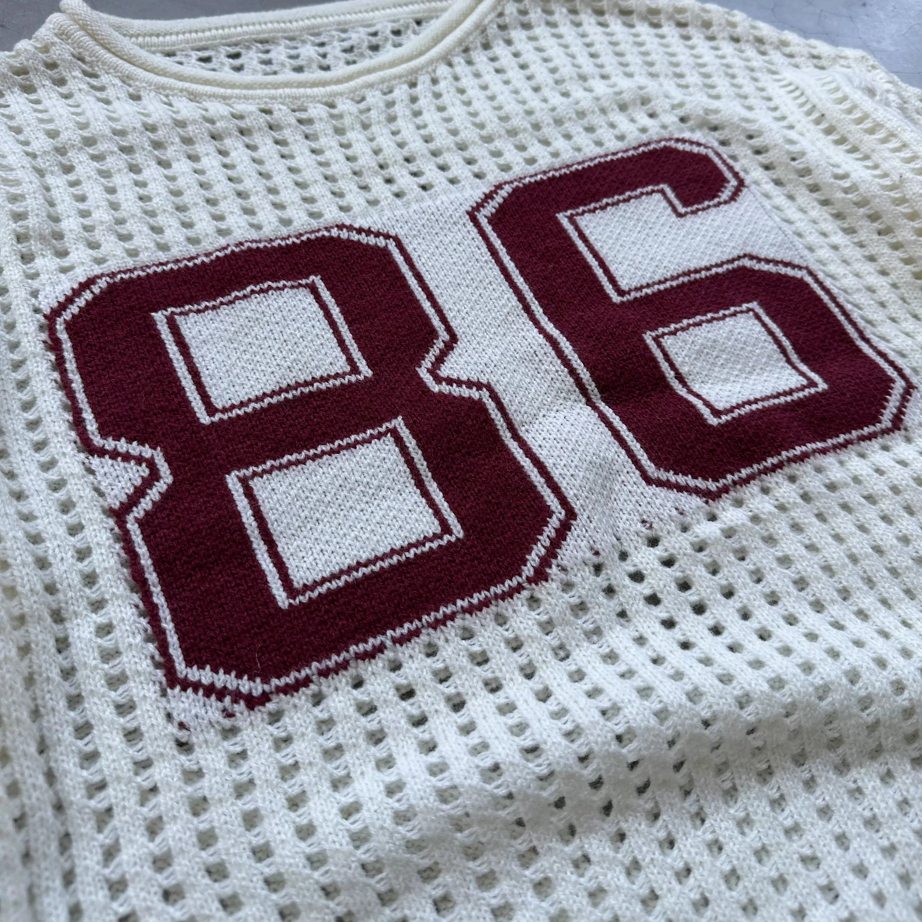 Mesh Knit Sweater