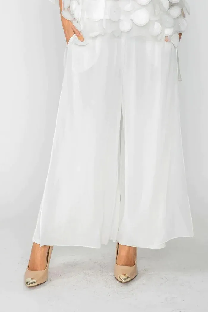 Mesh Wild Leg Pants