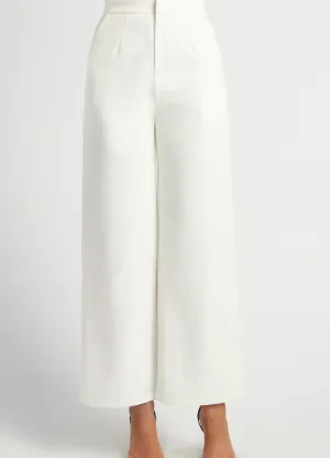 Mia Straight Leg Pant (White)