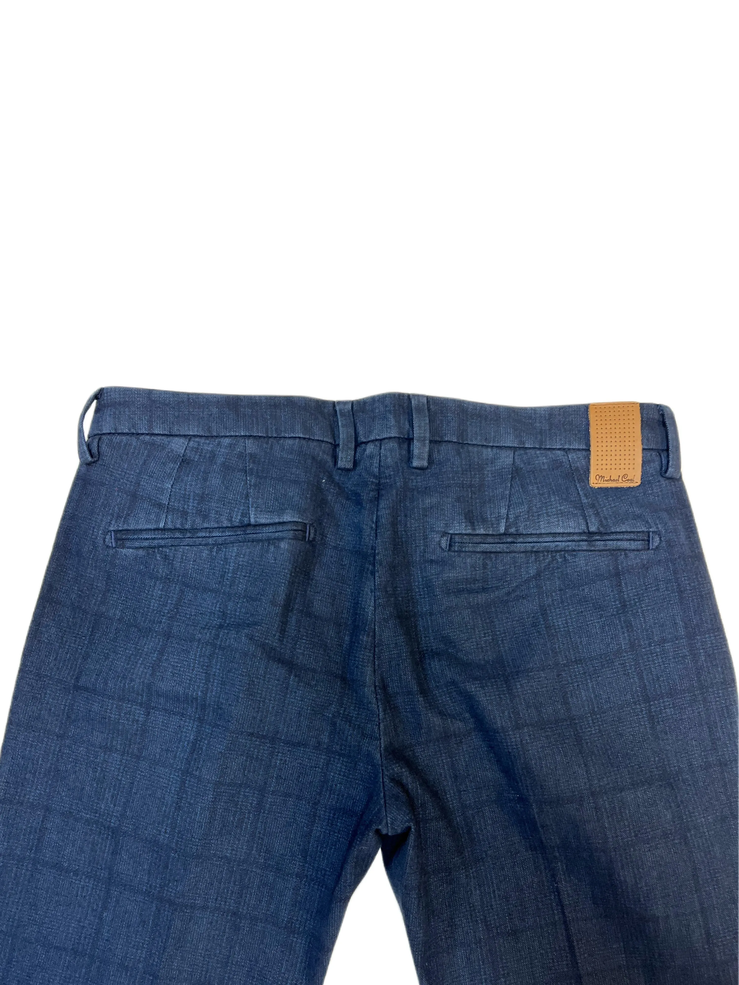MICHAEL COAL Men's Navy Straight Leg Chinos Pants Sz 29 NWT