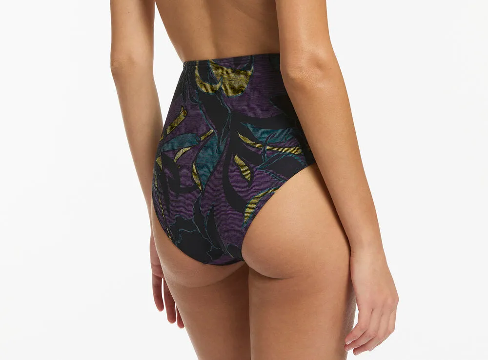 Midnight Tropical High Waist Pant - Amethyst
