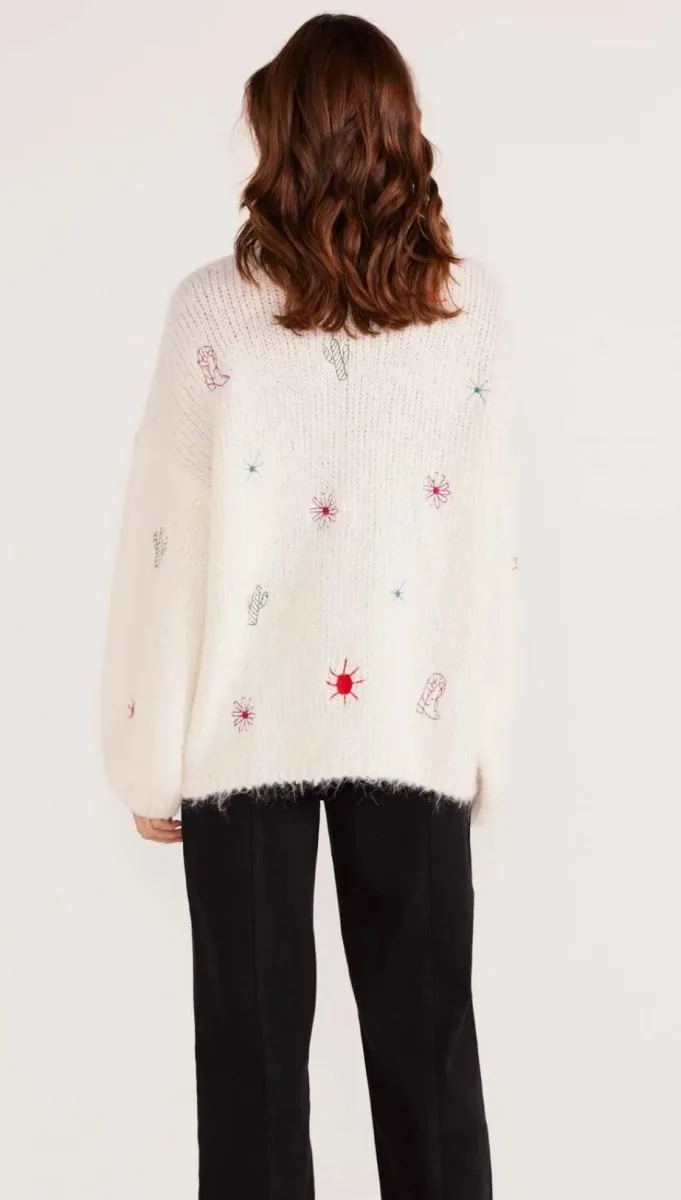 MINKPINK - Rosalie Motif Knit Jumper (Final Sale)