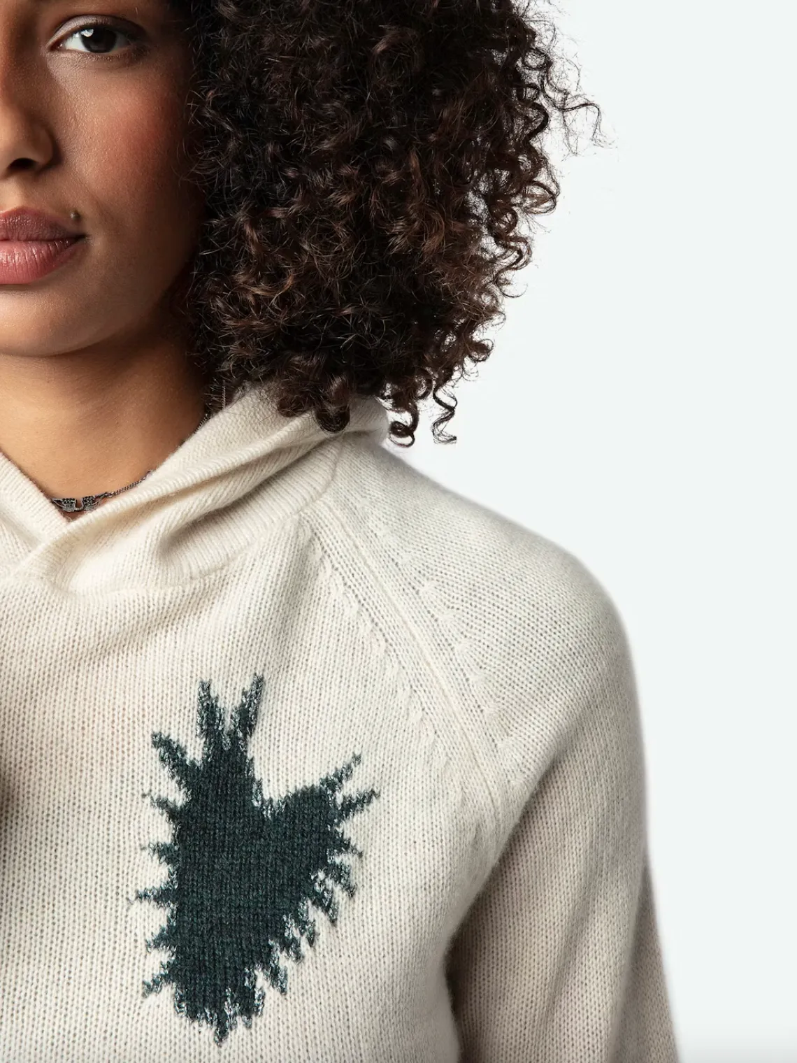Moony Cashmere Sweater - Flake