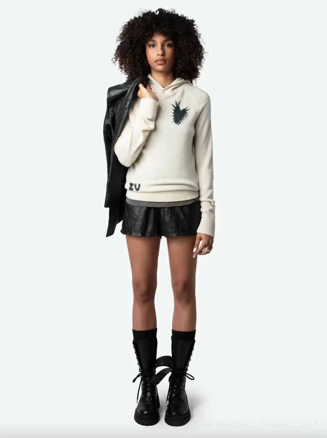 Moony Cashmere Sweater - Flake