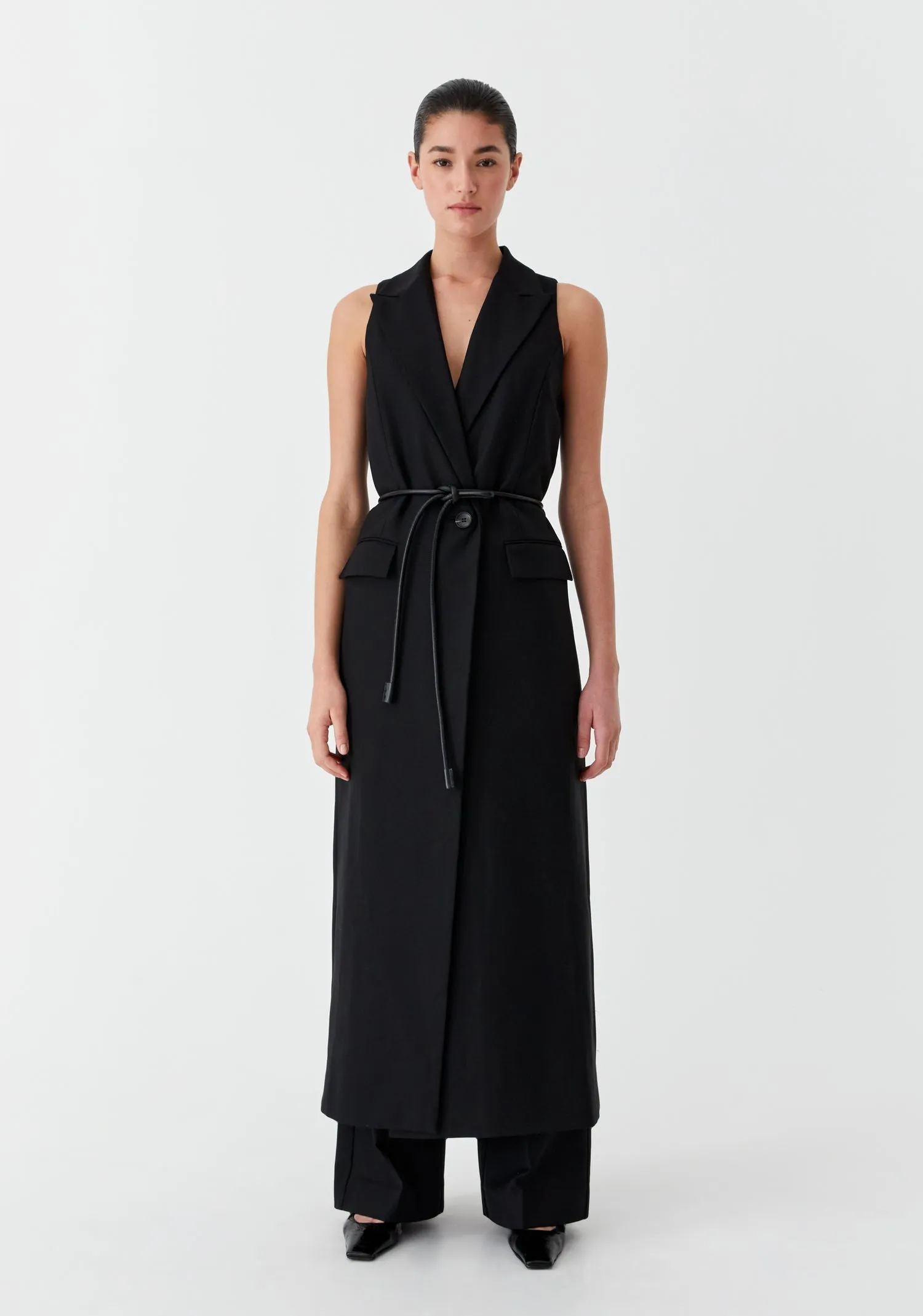 Morrison Vale Vest Dress - Black