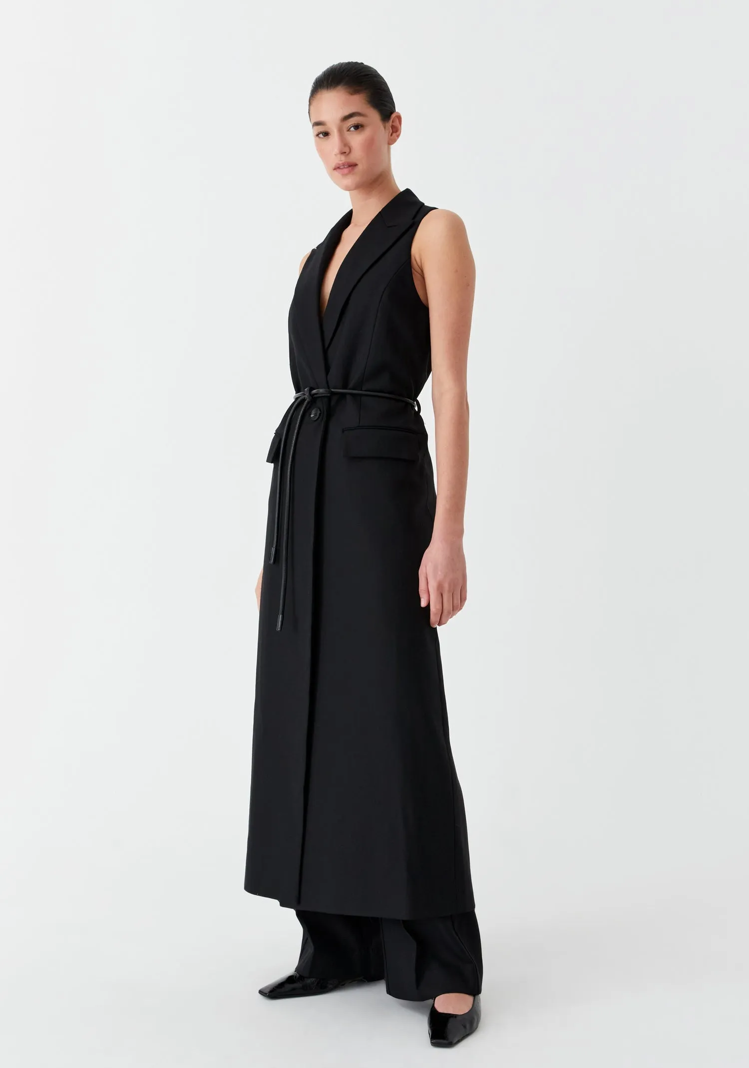 Morrison Vale Vest Dress - Black