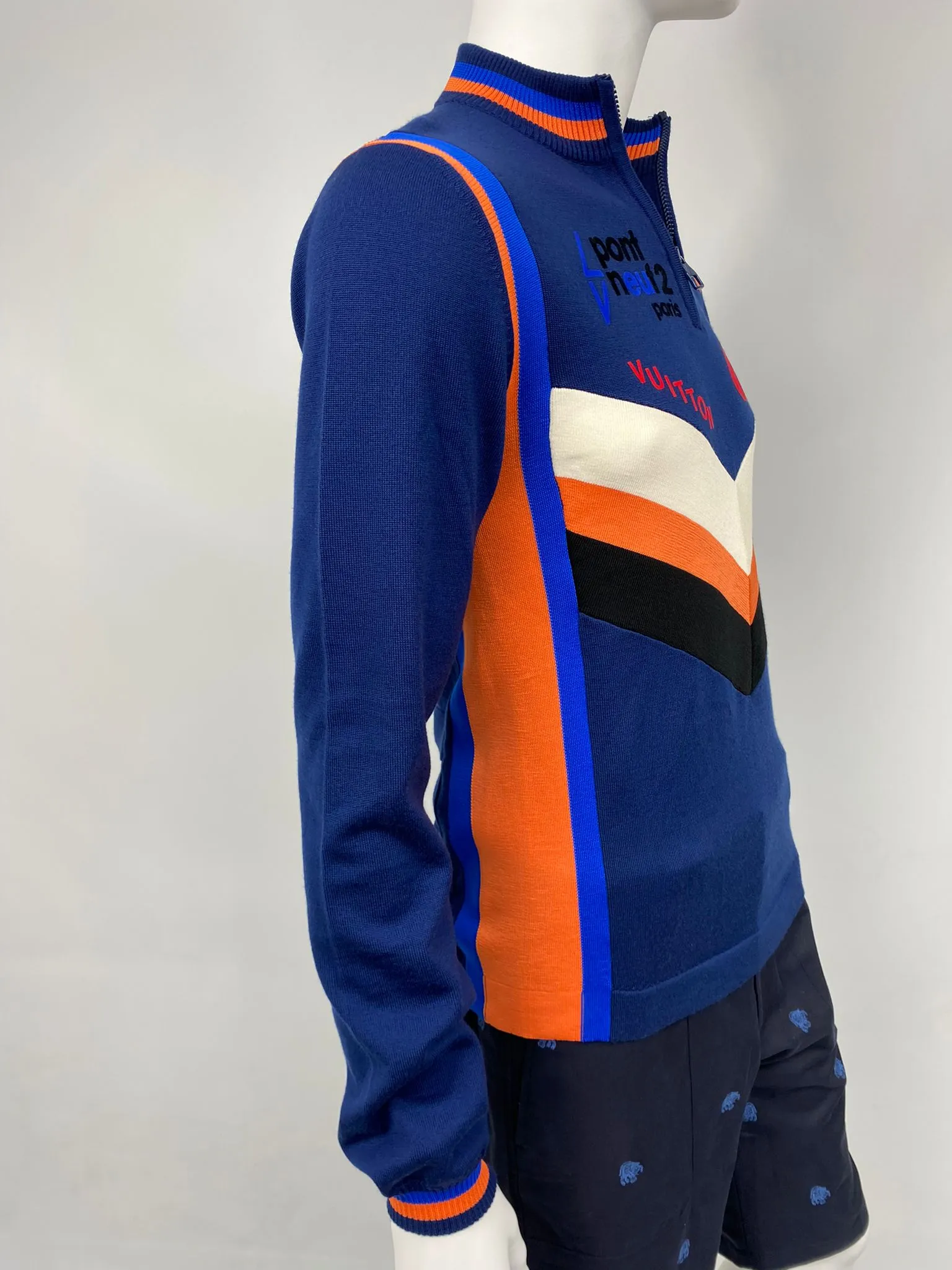 Multi Logo Long Sleeve Cycling Top