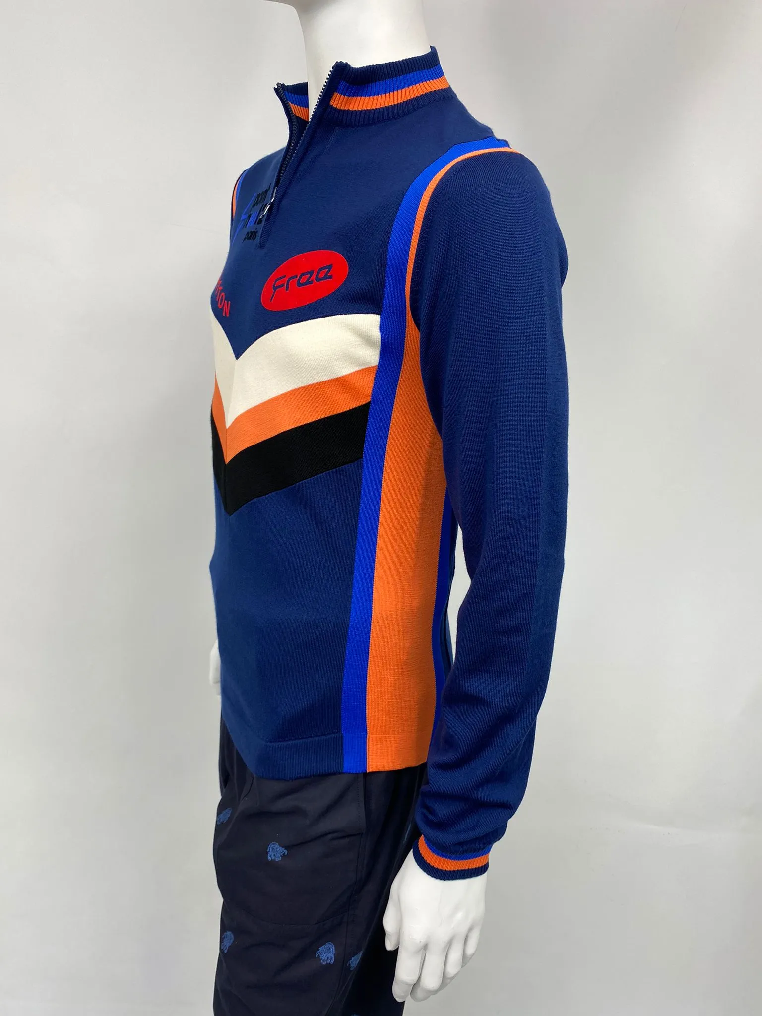 Multi Logo Long Sleeve Cycling Top