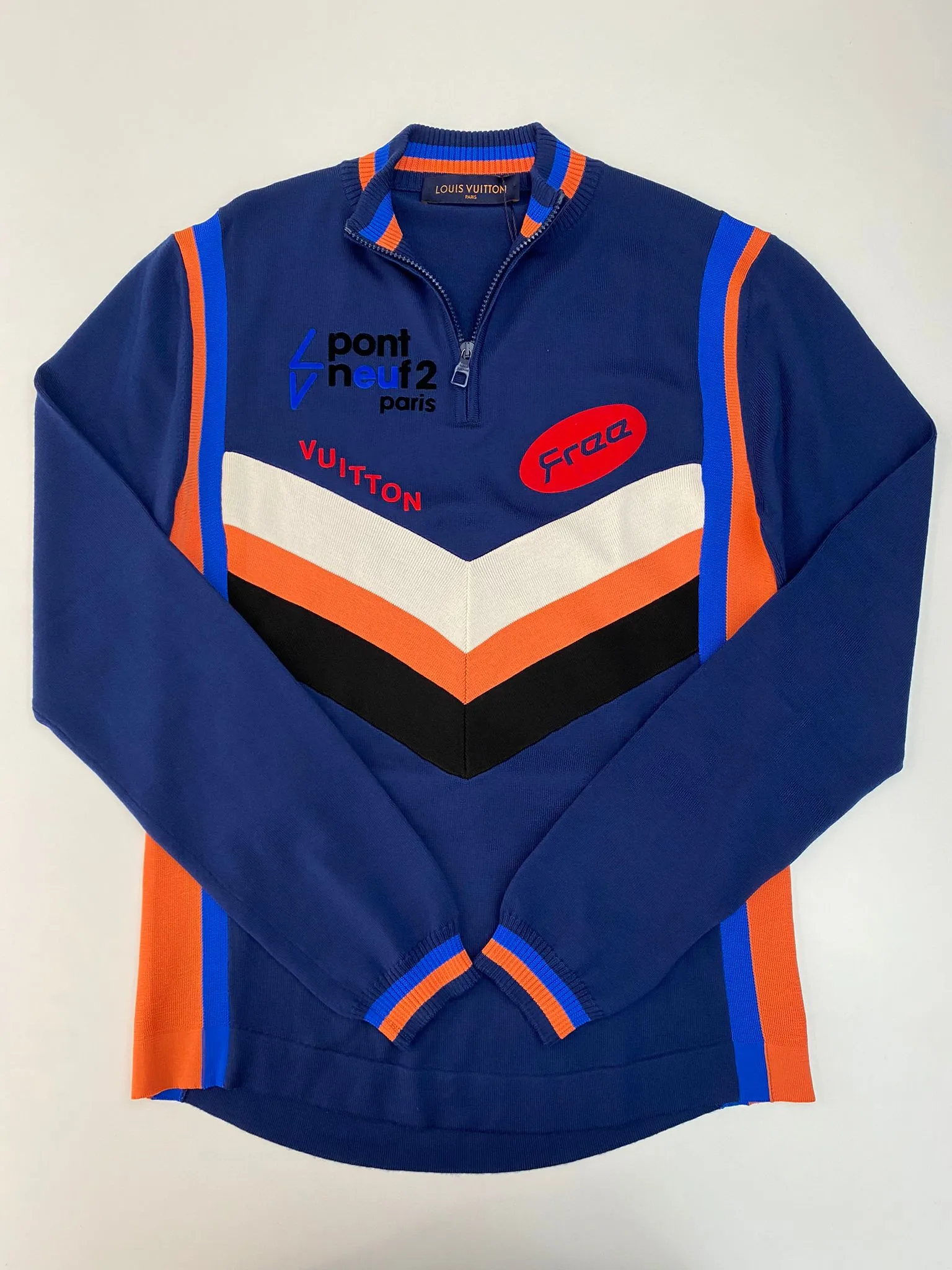 Multi Logo Long Sleeve Cycling Top