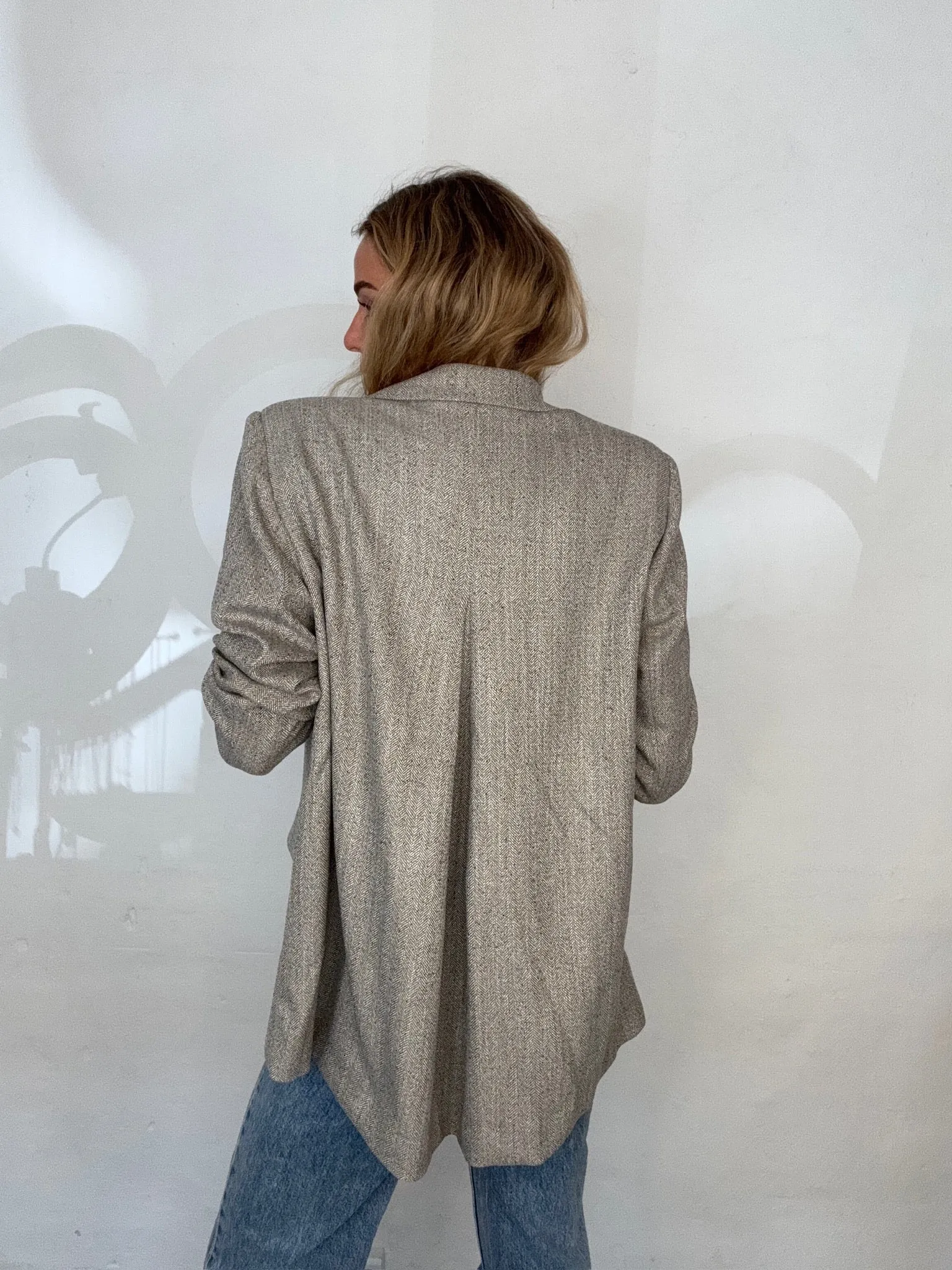 My Essential Wardrobe - Blazer - Oatmeal Melange - Emmy