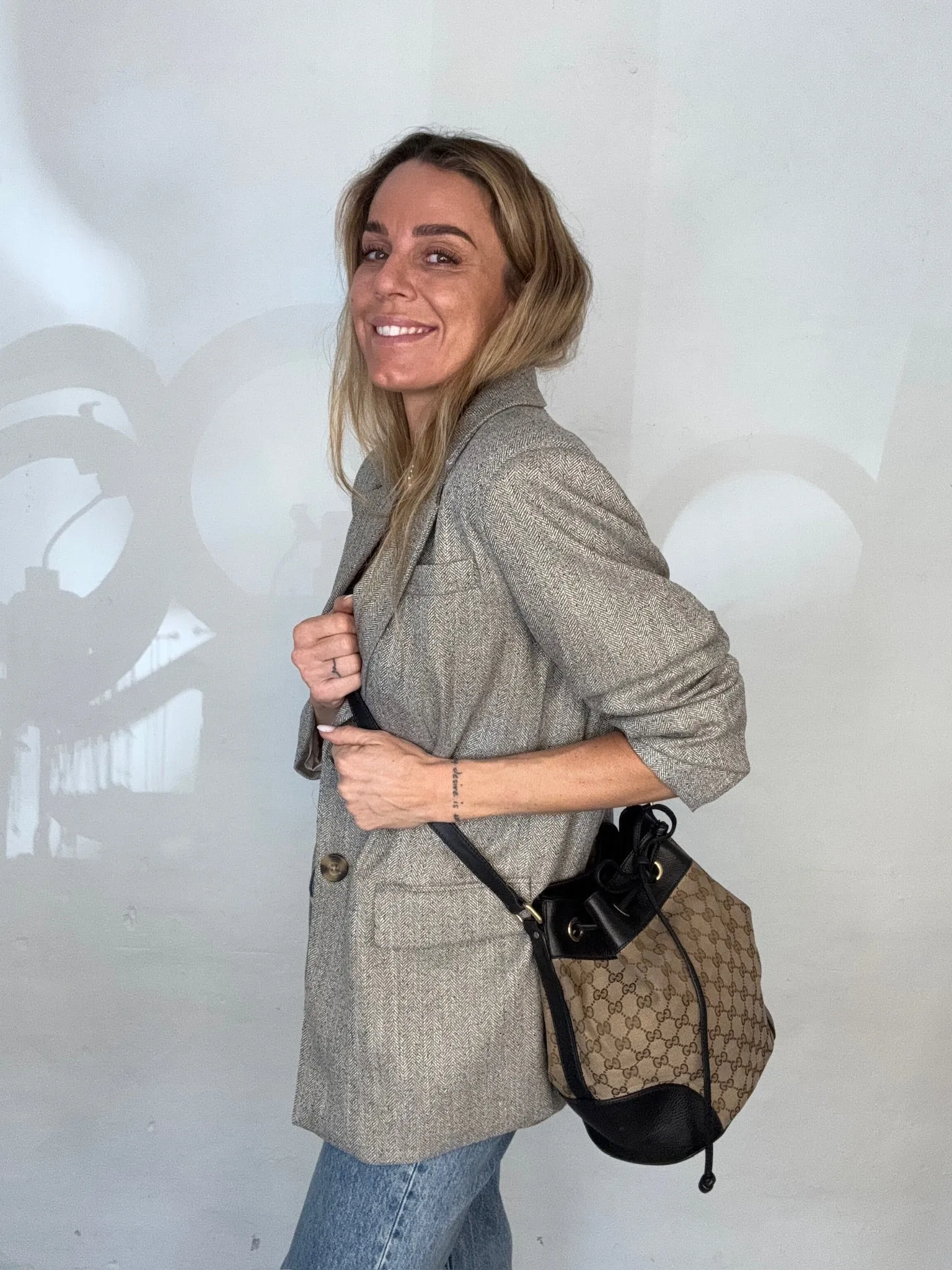 My Essential Wardrobe - Blazer - Oatmeal Melange - Emmy