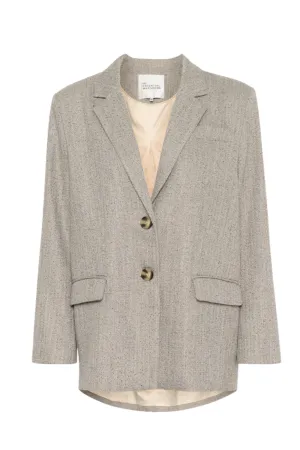 My Essential Wardrobe - Blazer - Oatmeal Melange - Emmy