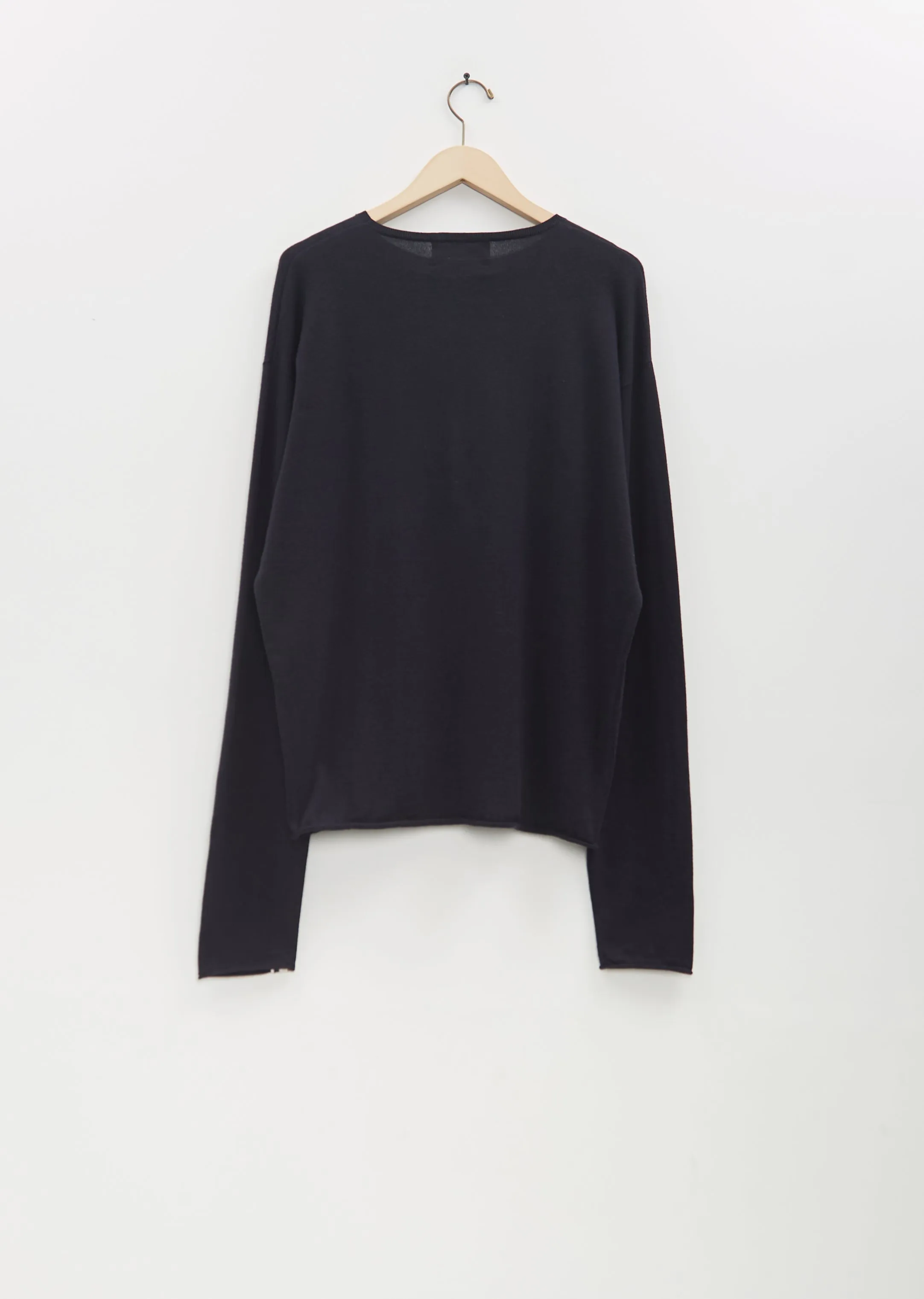 n°347 Aries Cotton Cashmere Sweater — Navy