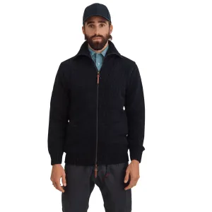 Nansen Zip Cardigan, Navy