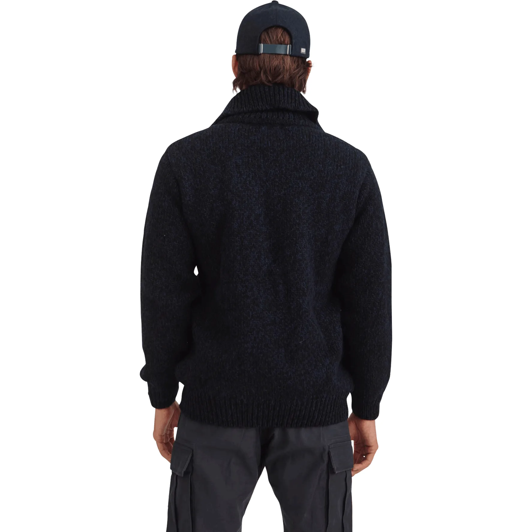 Nansen Zip Cardigan, Navy