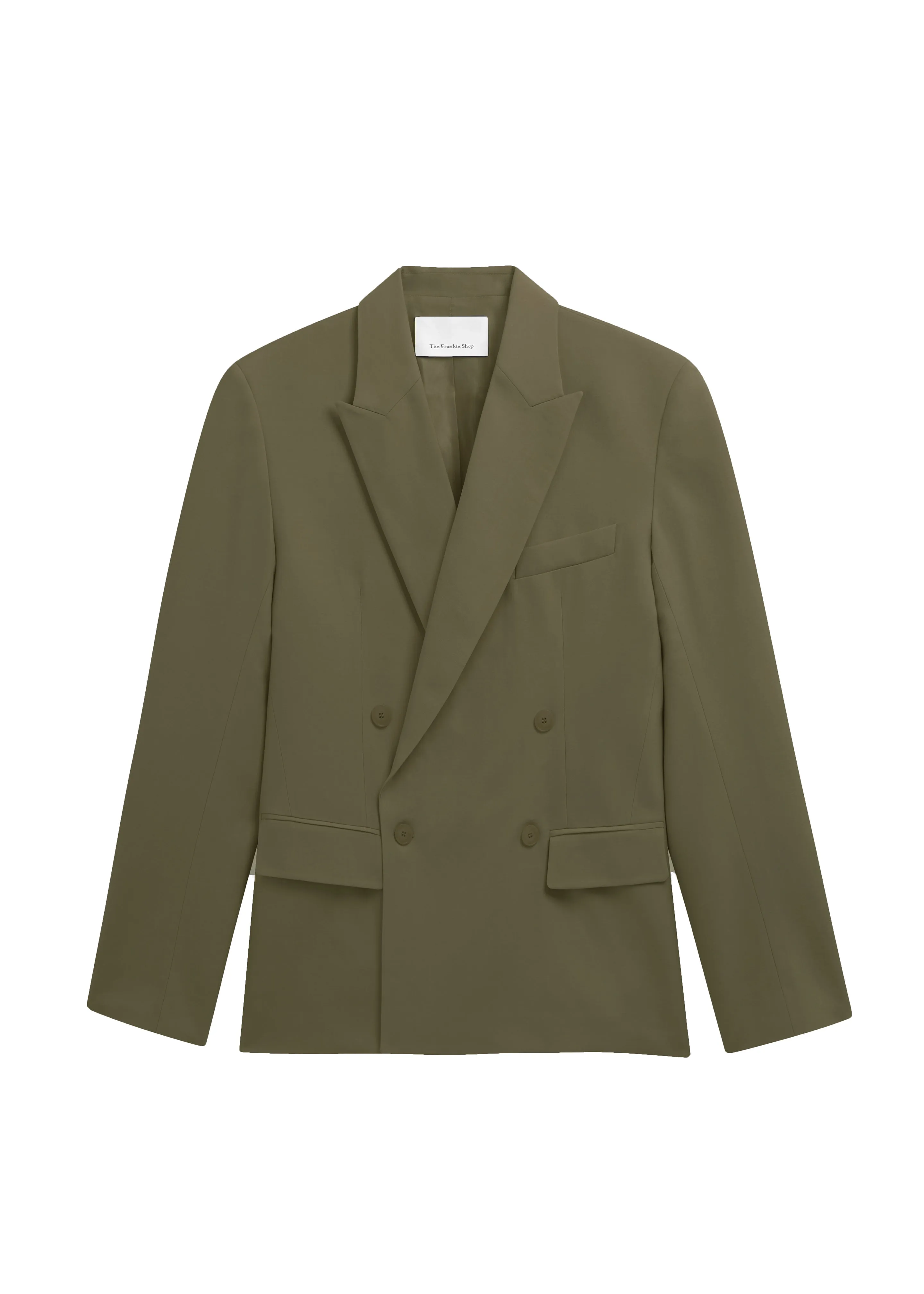 Newark Double Breasted Blazer - Khaki