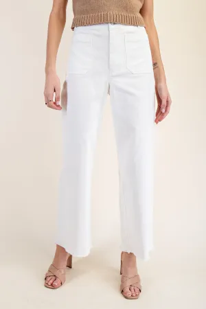 Off White Straight Leg Pants