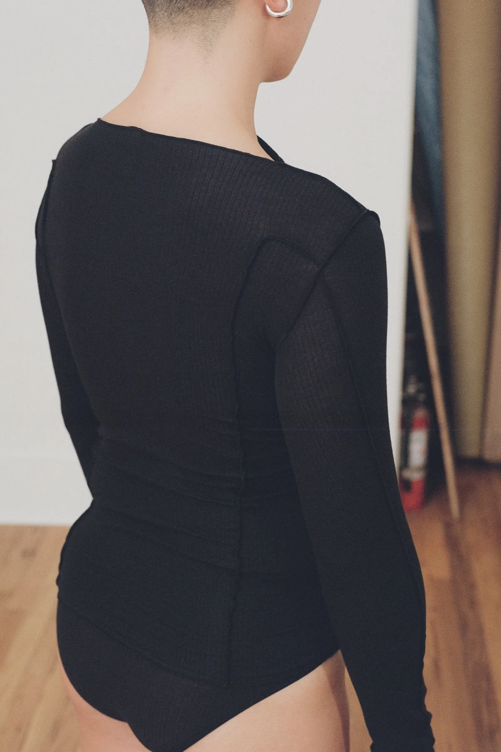 Omato Long Sleeve Tee, Black