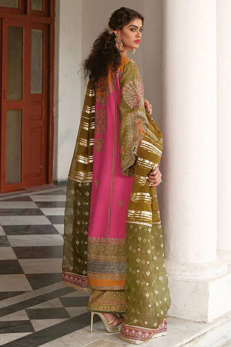 Organza Pink Salwar Kameez Pakistani Wedding Dresses