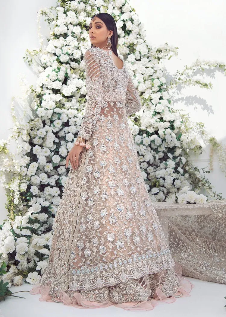 Pakistani Open Shirt Frock Style with Lehenga #BB217