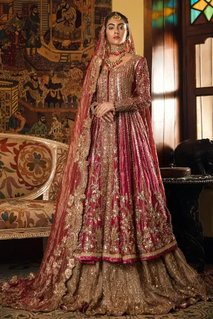 Pakistani Royal Bridal Wear in Red Color #Y6216
