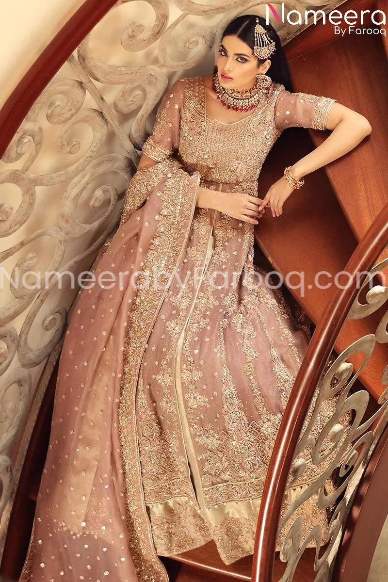 Pakistani Walima Bridal Dress with Embroidery #BB124