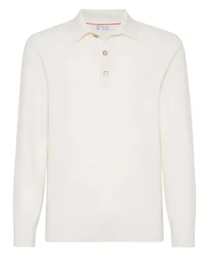 Panama White Cashmere Sweater