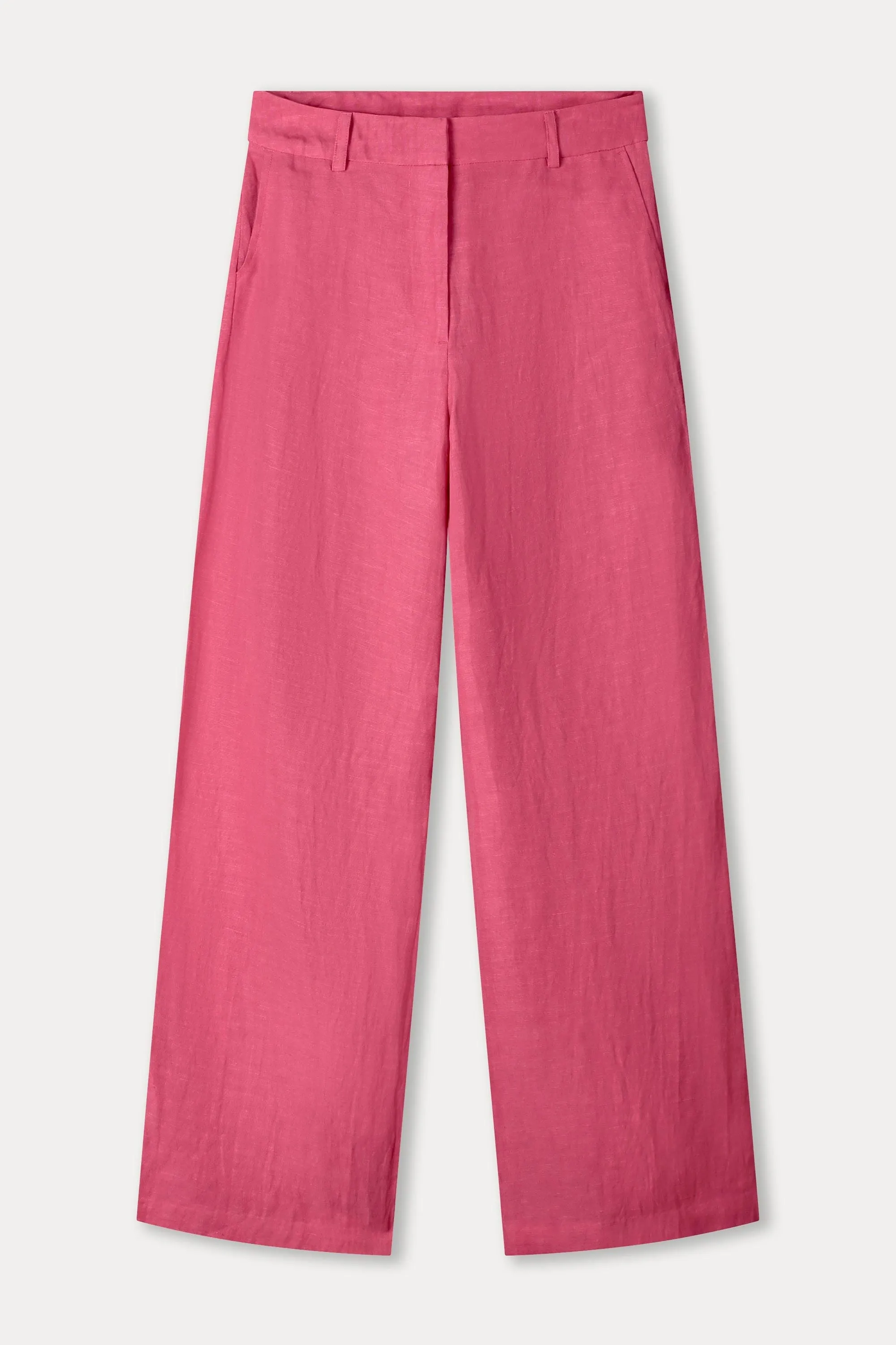 PANTS - Raspberry Linen