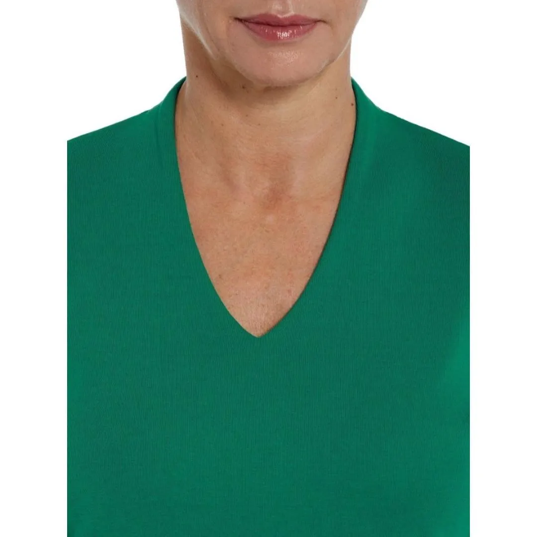 PENNY PLAIN Jade High Back V-Neck Top